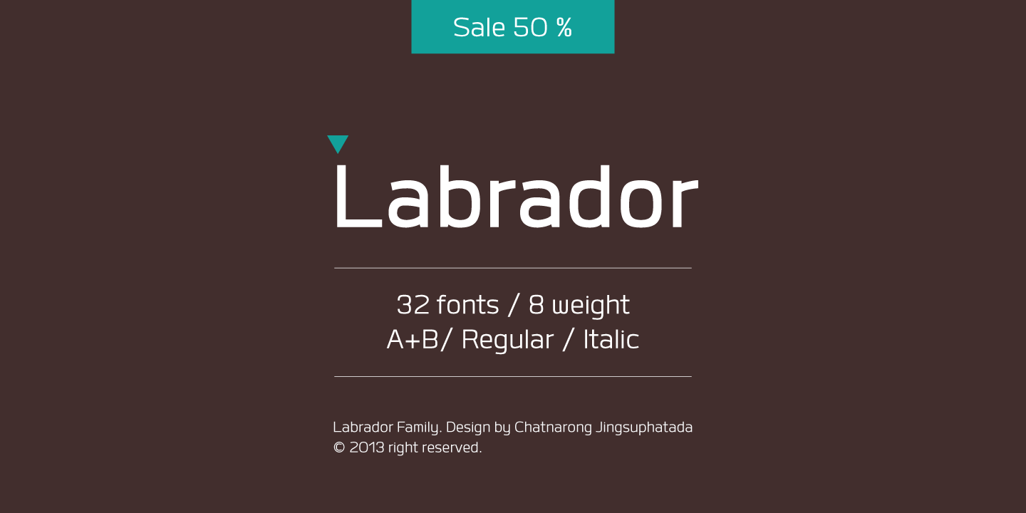 Example font Labrador A #1